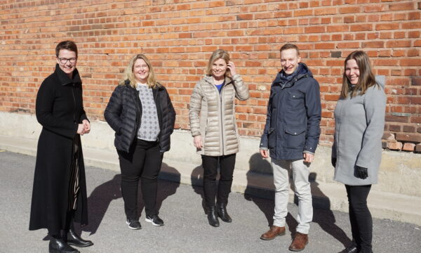Emma Westerlund, Sara Åhman, Heidi Matinlassi, Tomas Knuts, Sara Libäck-Sandin.
