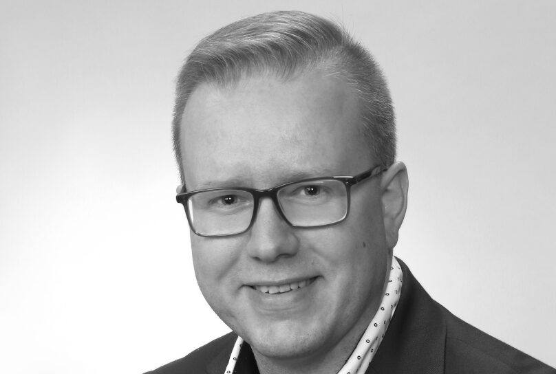 Matias Båsk svartvit profilbild