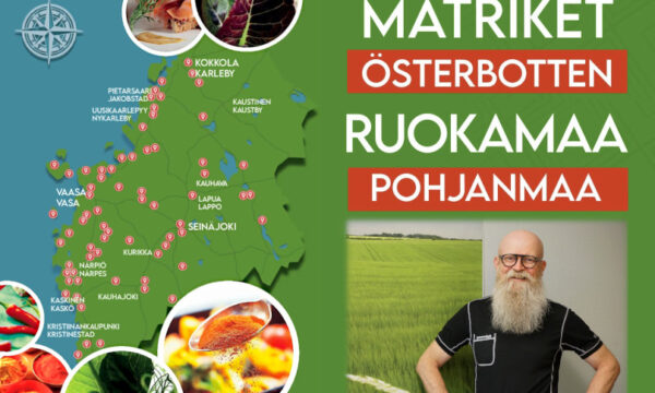 Poster Matriket Österbotten - Ruokamaa Pohjanmaa; Mats Sabel