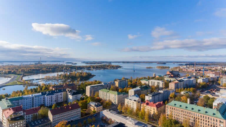 Vaasa syksy ilmakuva