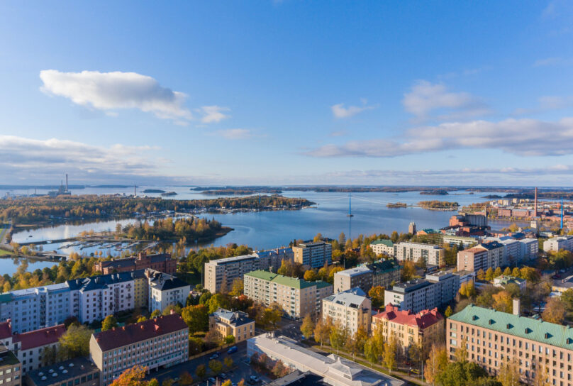 Vaasa syksy ilmakuva