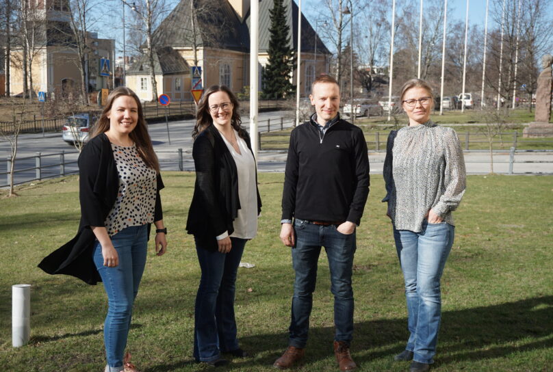 Sara Libäck-Sandin, Pia Holkkola-Löf, Tomas Knuts och Heidi Matinlassi bjuder in alla intresserade till Sustainable Branding Days. Concordia