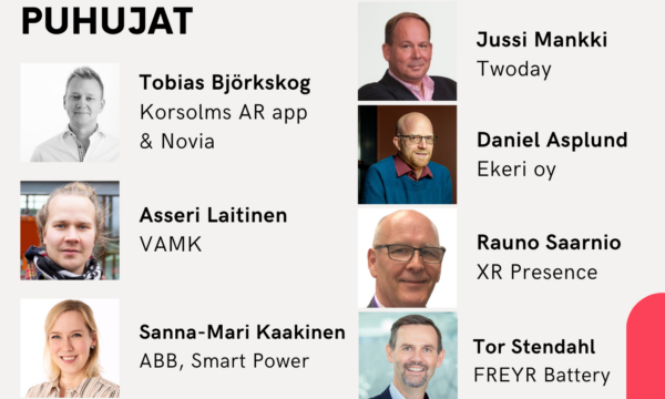 Puhujat: Tobias Björkskog, Assari Laitinen, Sanna-Mari Kaakinen, Jussi Mankki, Daniel Asplund, Rauno Saarnio, Tor Stendahl