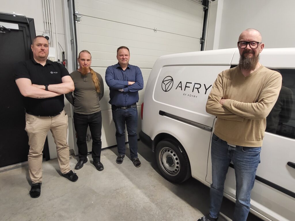 Mika Mäkelä, Hannu Virta, Hannu Erkkilä, Mika Korpi, Afry, Vasa
