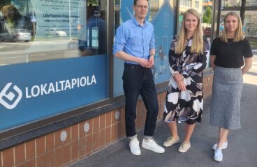 Simon Backlund, Fanny Fagerström, Matilda Hassel, LokalTapiola Österbotten