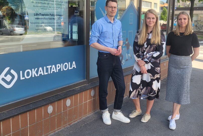 Simon Backlund, Fanny Fagerström, Matilda Hassel, LokalTapiola Österbotten