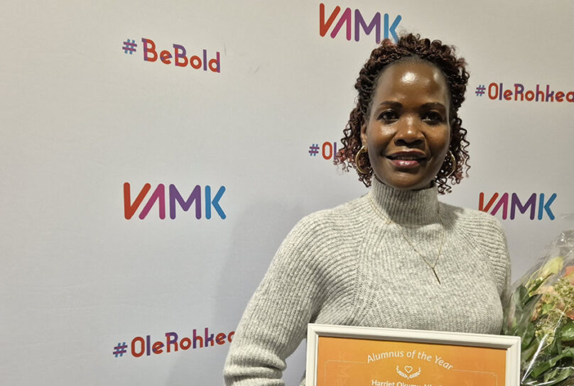 VAMKin vuoden 2024 alumni, Harriet Okumu-Nisula on auttanut kansainvälisiä opiskelijoita asettumaan Vaasaan. Jun Nakamura/ VAMK