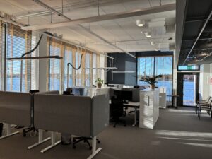 Tältä näyttää yrityksen Vaasan konttorilla. CreoCenter.