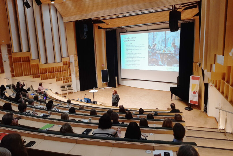 Olika typer av event som ordnas i Korsholm lockar många. På bilden var temat AI.