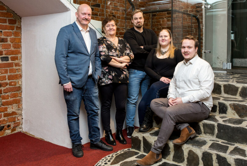 Vaasa Pohjanmaan taustalla olevaan ydinjoukkoon kuuluvat Peter Stolpe, Maj-Len Kuivamäki, Timo Nurila, Minna Joki ja Riku Hirsimäki.