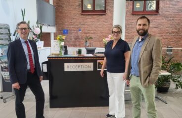 Mikael Still, Lena Holmlund, Jan Åbacka, EC Hostel, Vasa