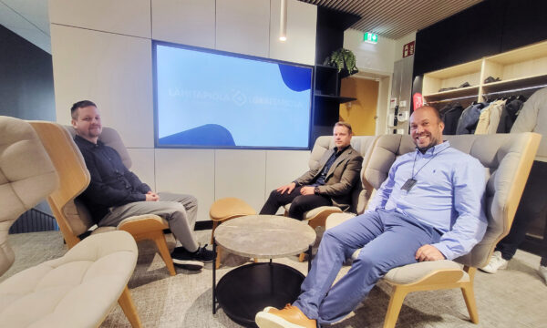 Conny Ludén, Tomas Smedman, Tuomas Puutio. LokalTapiola Österbotten, LähiTapiola Pohjanmaa