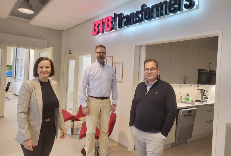 Mirella Luther-Enlund, Jan Backman, Thomas Forsman. BTB Transformers