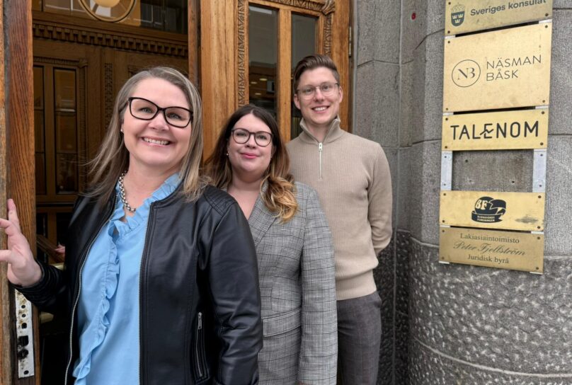 Talenom Vaasa: Niina Kronqvist, Jenny Malin, Henri Hujala