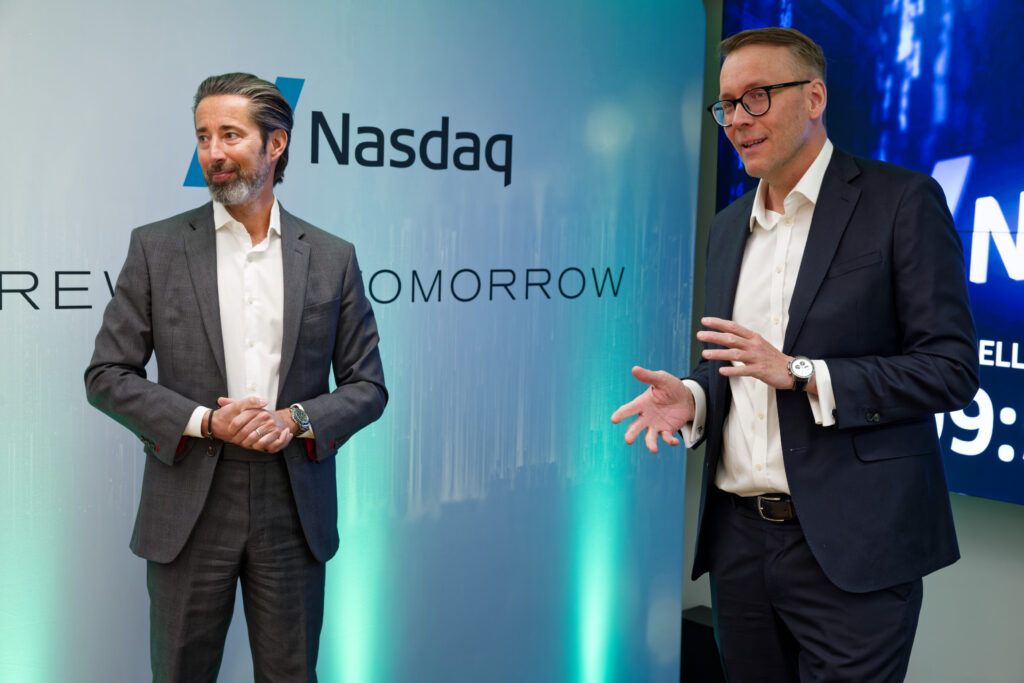 Henrik Husman (Nasdaq Helsinki Oy), Anssi Huhta (Aktia).