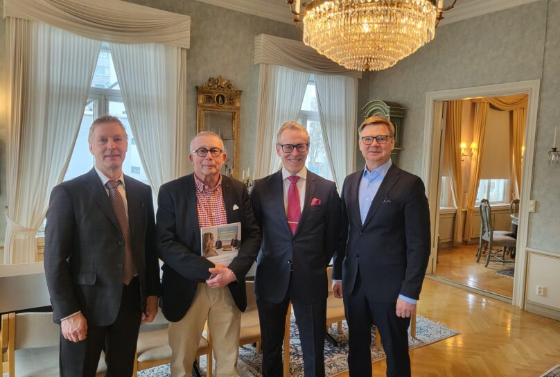 Olav Hermanson, Peter Nordling, Ulf Nylund, Jari Lemberg. Vasa Andelsbank