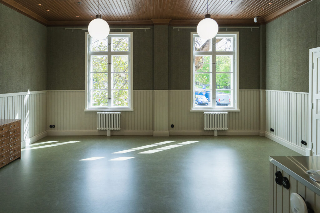 En omfattande renovering på Kasernområdet i Vasa skapade ett modernt daghem.