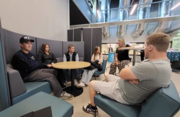 Axel Thors, Stella Nabb, Hannes Rintamäki, Milla Wiklund, Carola Holmlund, Ruben Skrifvars. Vamia