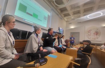 Sanna-Mari Kaakinen (ABB), Sari Järvenpää (Danfoss), Teemu Mäenpää (Vamia), Jenny Rönnqvist-Norrby (Novia), Trent Aliphon (Vamia), Isha Devkota, (VAMK), Lee Passmore (Moderator).